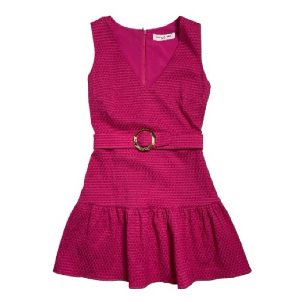 Amanda Uprichard Selena Dress in Cranberry Size XS